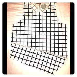 PRICE DROP⬇️ Maeve Checked Top with Zipper Details